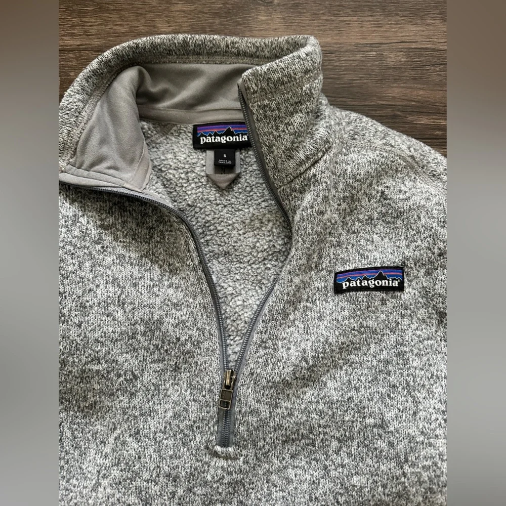Patagonia Better Sweater Size S Like New Grey - Picture 3 of 4